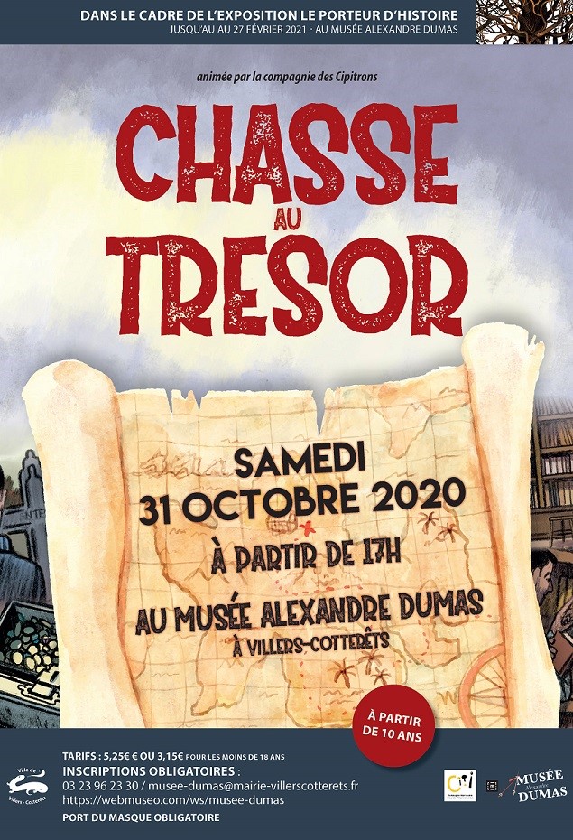 Chasse au trésor - Le Porteur d'Histoire au musée Alexandre Dumas