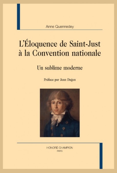 Parution : L’éloquence de Saint-Just à la convention nationale