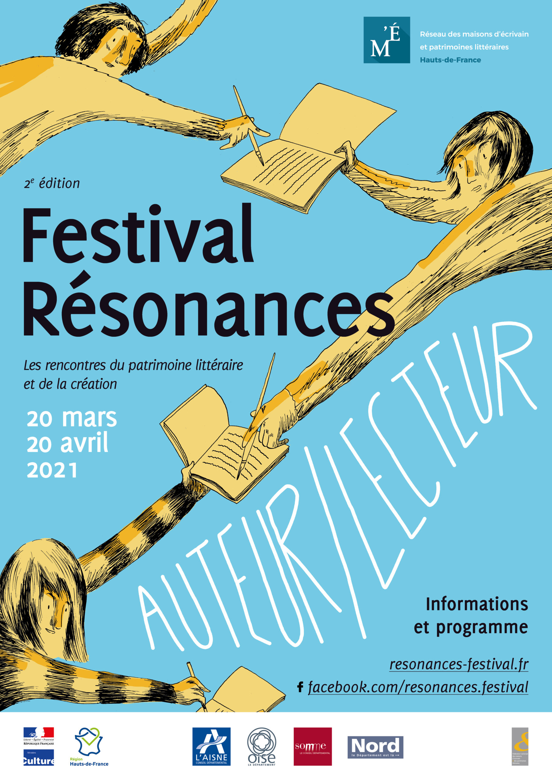 Festival Résonances, les rencontres du patrimoine littéraire et de la création