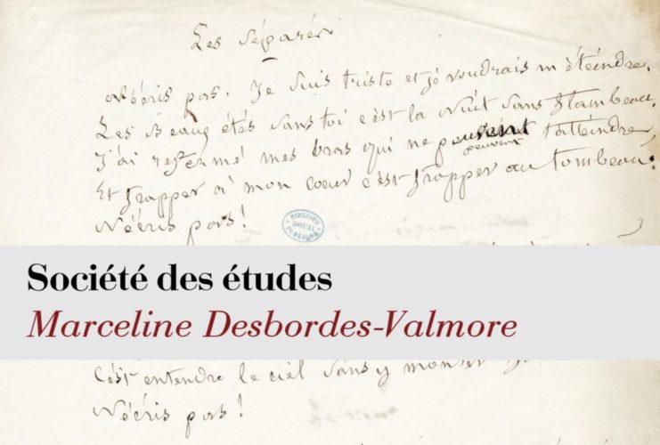 Société des études Marceline Desbordes-Valmore