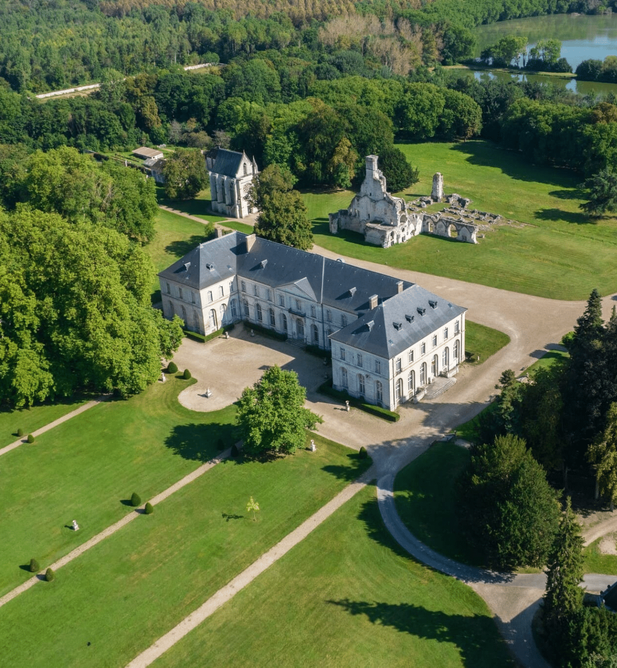 2. Vue générale du domaine de Chaalis