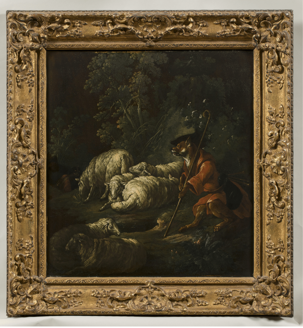 5. Jean-Baptiste Oudry, Le Loup devenu berger, 1722, huile sur toile