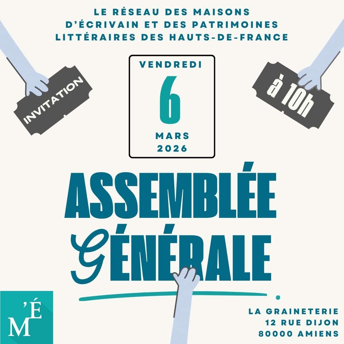 Assemblée générale du Réseau des maisons d'écrivain HdF