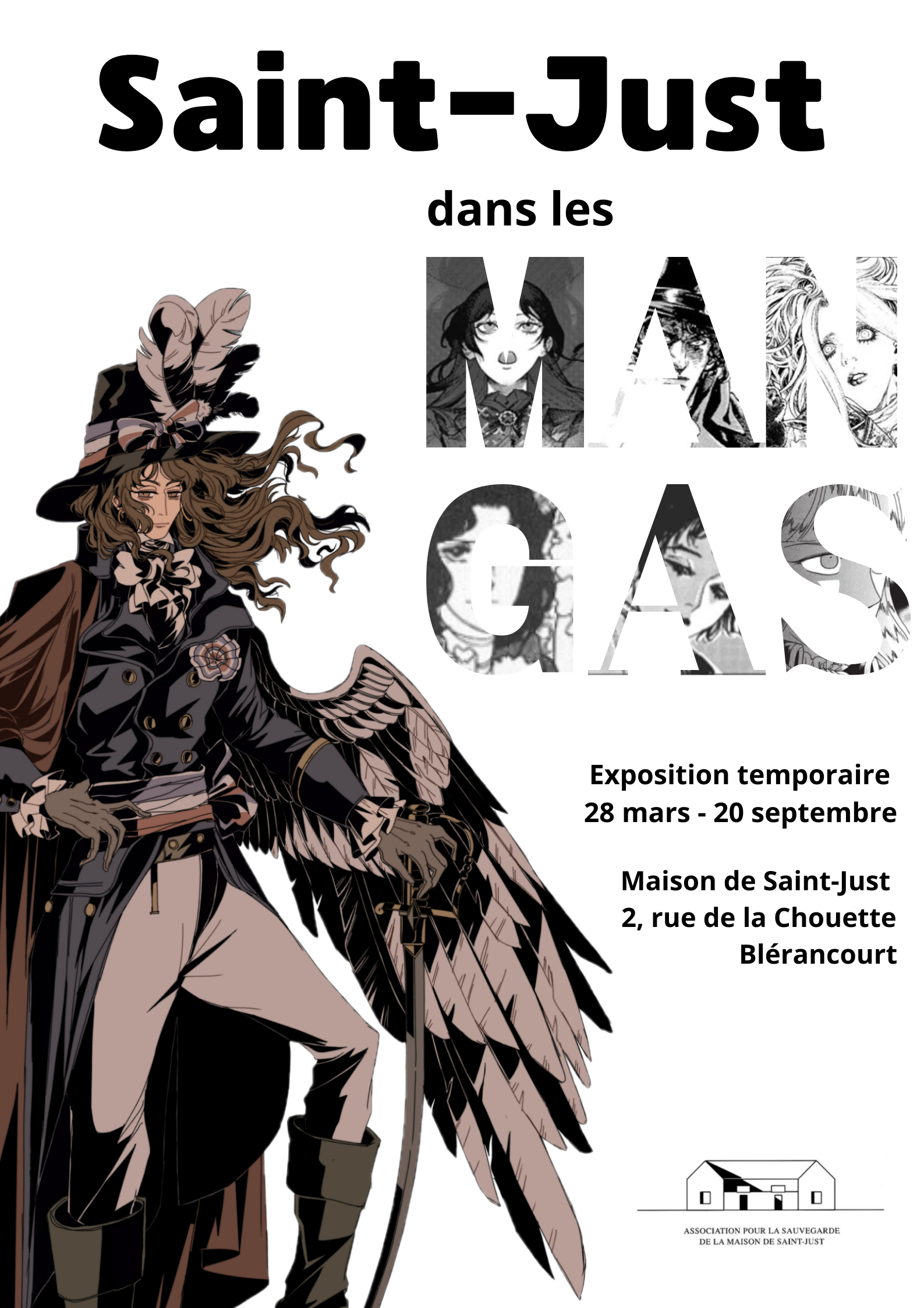 Exposition Saint-Just dans les mangas